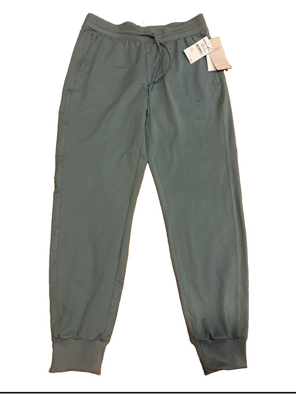 NEW Zella Women's Gray Jogger Pants Size S Drawstring Pockets Polyester Spandex